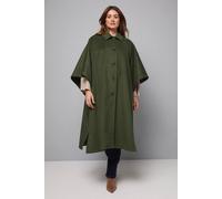 Wallis Cape Car Coat In Green green M/L