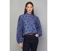 WALLIS Check Ruffle Collar Button Blouse 12