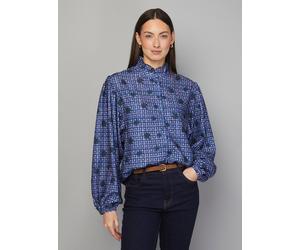 WALLIS Check Ruffle Collar Button Blouse 16