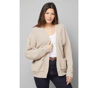 Wallis Women's Chunky Oversized Cardigan in Oatmeal | Size: Small Wallis Oatmeal S