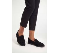 Wallis Clara Faux Suede Loafers, 6, Natural Black