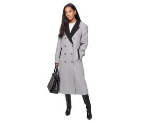 Wallis Contrast Collar And Pocket Detail Coat