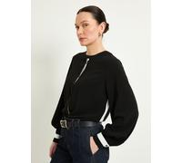 WALLIS Contrast Stripe Buttoned Blouse 10