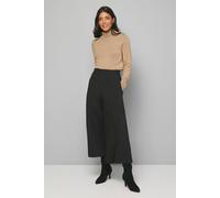 Wallis Culotte Side Seam Trouser In Black black 20