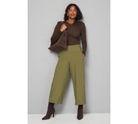 Wallis Culotte Side Seam Trouser In Khaki khaki 18