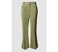 Wallis Curve High Waist Flare Trouser In Light Khaki light khaki 20