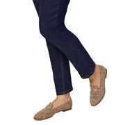 Wallis Women's Daisy Faux Suede Snaffle Detail Loafers in Leopard | Size: 4 Wallis Leopard 4