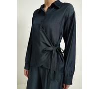 WALLIS Denim Look Tie Side Shirt Co-Ord 14