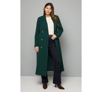 Wallis Women's Double Crepe Trench Coat in Green | Size: 14 Wallis Green 14