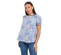 Wallis Floral Contrast Short Sleeve Top