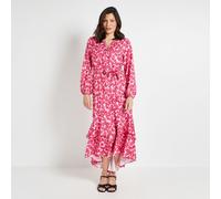 Wallis Floral Print Dress PINK FLORAL SIZE 10