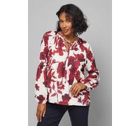 Wallis Floral Tie Neck Blouse In Ivory ivory 14