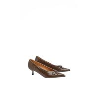 Wallis Ida Faux Leather Kitten Heel Bow Detail Court Shoes