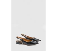 Wallis Isla Faux Leather Slingback Pointed Flats