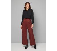 Wallis Jersey Button Shirt In Black black 22