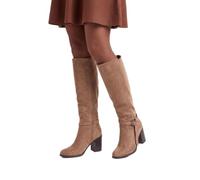 Wallis Katri Faux Suede Block Heel Knee Boots