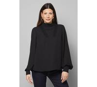 Wallis Lace Insert High Neck Blouse In Black black 18