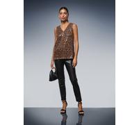 WALLIS Leopard Sequin Cami 12