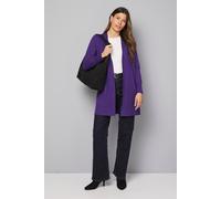 Wallis Longline Seam Cardigan In Purple purple L