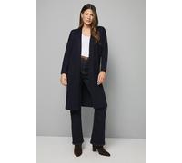 Wallis Women's Navy Maxi Edge to Edge Pocket Cardigan | Size: Small Wallis Navy S