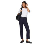 Wallis Navy Smart Tapered Leg Trousers, 16, Navy