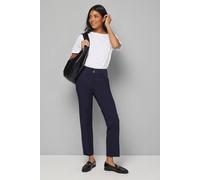 Wallis Navy Smart Tapered Leg Trousers navy