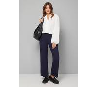 Wallis Navy Smart Wide Leg Trousers navy