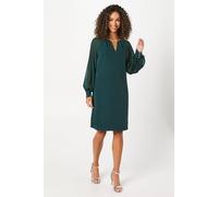 Wallis Occasion Embellished Sequin Chiffon Sleeve Shift Dress In Green green 18