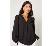 Wallis Women's Overhead Shirt in Black | Size: 8 Wallis Black 8