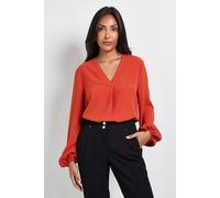 Wallis Women's Overhead Shirt in Rust | Size: 14 Wallis Rust 14