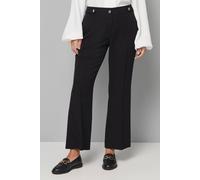 Wallis Petite Black Smart Bootcut Leg Trousers black