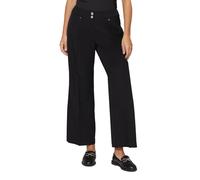 Wallis Petite Black Smart Wide Leg Trousers, 10, Black