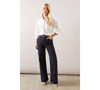 Wallis Petite Broderie Button Front Shirt In White white 18