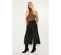 Wallis Petite Culotte Side Seam Trouser In Black black