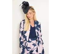 Wallis Women's Petite Floral Ottoman Twill Jacket in Rose | Size: 8 Wallis Rose 8