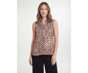 WALLIS Petite Leopard Print Button Sleeveless Top 10