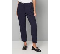 Wallis Petite Navy Smart Tapered Leg Trousers navy