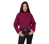Petite Roll Neck Gold Detail Jumper Wallis Plum L