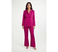 Wallis Petite Satin Wide Leg Trouser Coord In Pink pink