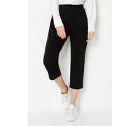 Wallis Petite Side Zip Stretch Crop Trousers In Black black 8