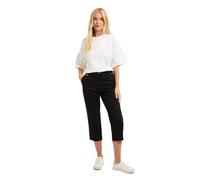 Wallis Petite Stretch Capri Trousers, 12, Black