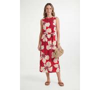 Wallis Women's Petite Summer Floral Maxi Dress in Red | Size: 16 Wallis Red 16