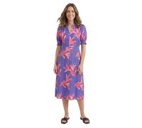 Wallis Women's Petite Summer Floral Tea Dress in Blue | Size: 12 Wallis Blue 12