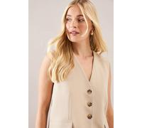 Wallis Petite Three Button Waistcoat In Taupe taupe 10