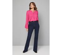 Wallis Pintuck Tie Detail Blouse In Magenta magenta 20