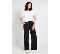 Wallis Women's Ponte Side Stripe Trouser in Black | Size: 16 Wallis Black 16