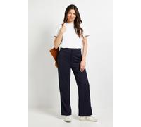 Wallis Ponte Side Stripe Trouser In Navy navy