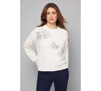 Wallis Sequin Firework Jumper In Ivory ivory L