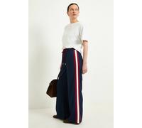 Wallis Side Stripe Drawstring Trousers In Navy navy