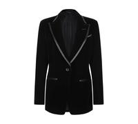 Wallis Single Breasted Tuxedo Jacket- female- Tom Ford- Blazers- Black- S- Jackets S